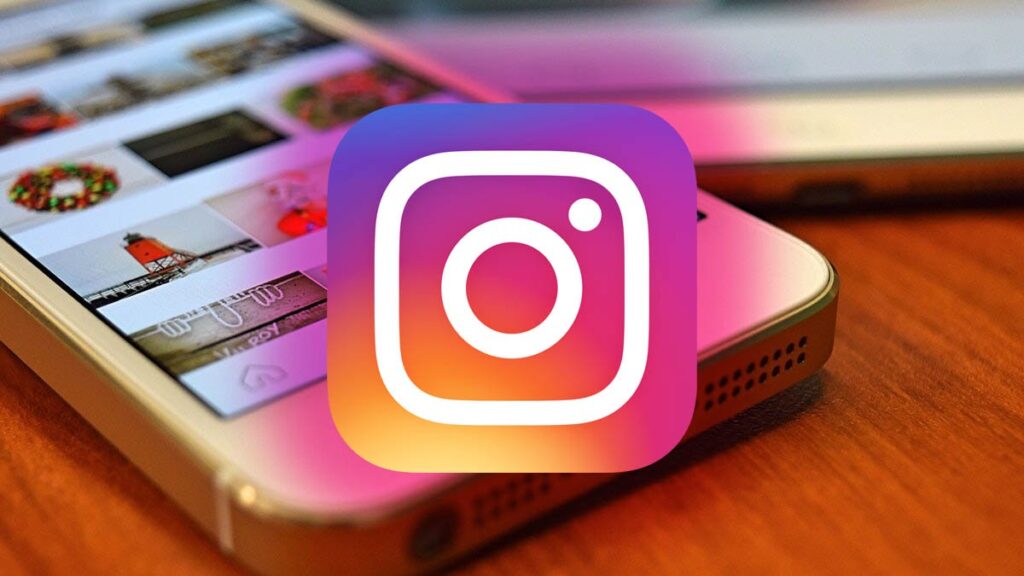 mobile and instagram logo