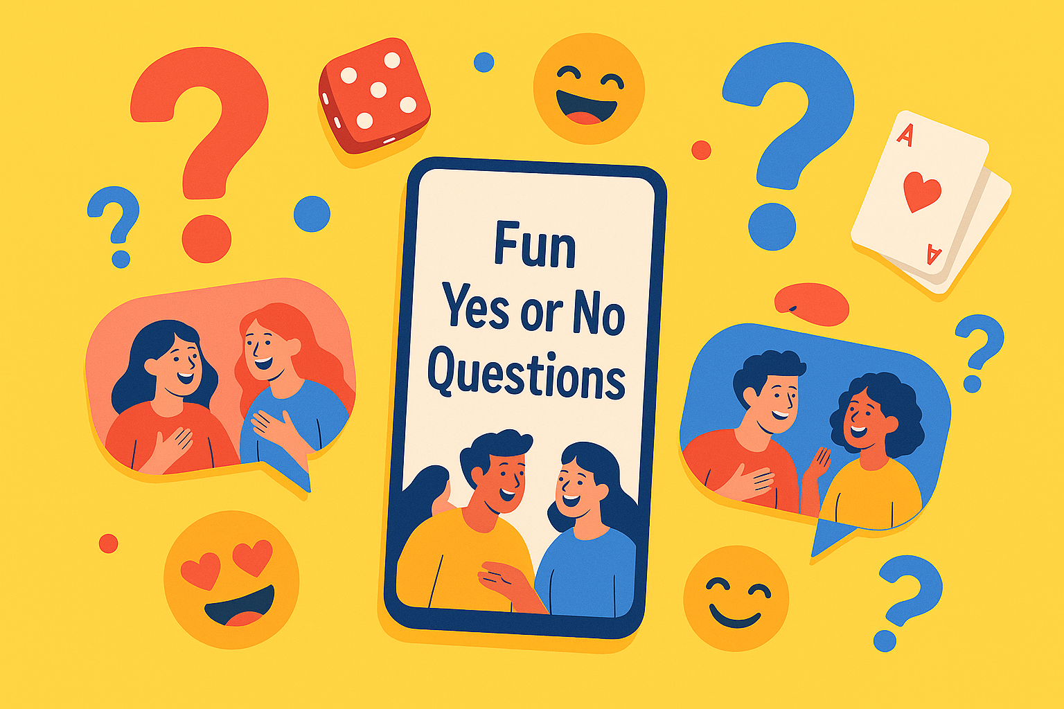 🎉 300 Fun Yes or No Questions to Ask Anyone (Couples, Friends, Students, Adults & More)